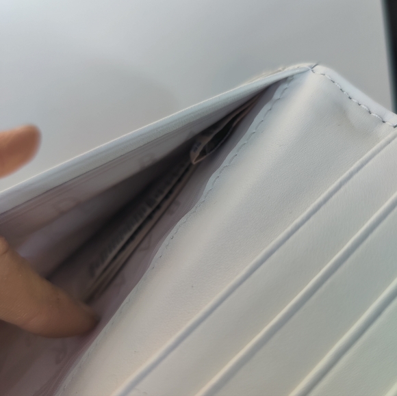 Genuine Ted Baker Tan Exotic Cow Hide Leather Popper Matinee Cardholder/Purse - Picture 11 of 13